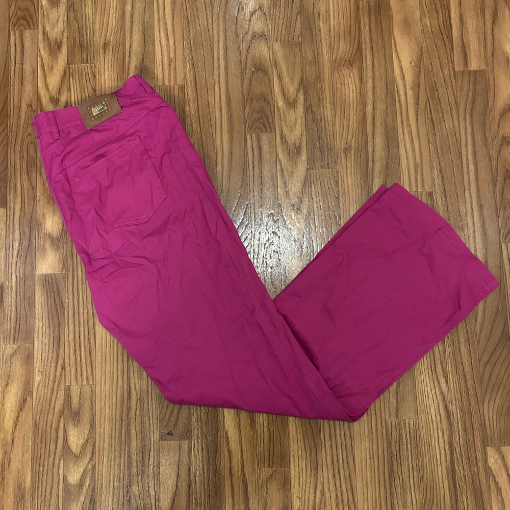Escada Fuchsia Straight Leg Pants